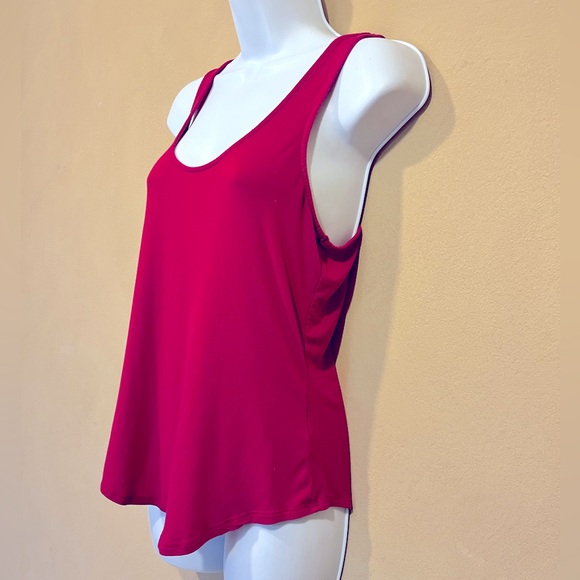 Bebe Burgundy Racerback Tank - Picture 2 of 4